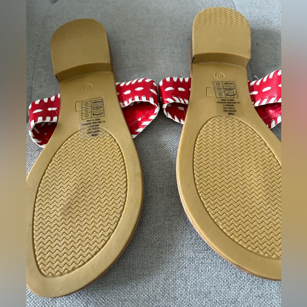 🌴New🌴Bruno Valenti 🌴Sandals🌴Sz10🌴 - Picture 2 of 2